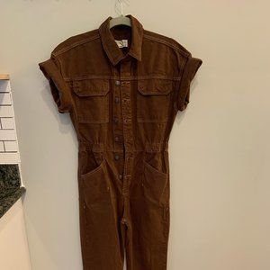 Free People Marci Coverall - Pinecone Brown